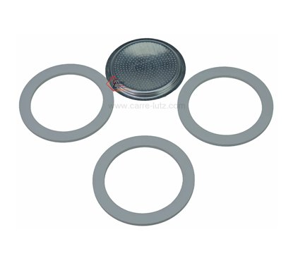 853020  Filtre + 3 joints pour Cafetière Moka 3 Tasses 7,20 €