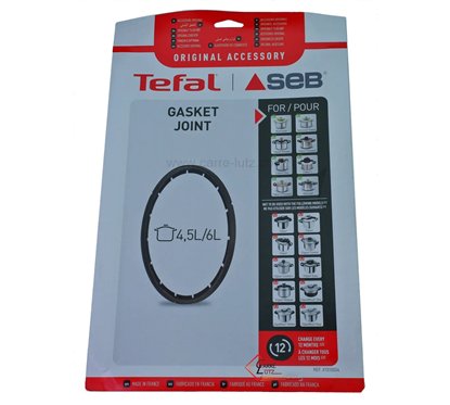 SEB1010004  Joint d'autocuiseur 4,5 / 6 litres Seb nutricook acticook 18,30 €