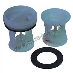 216184  Kit filtre de pompe de vidange Askoll Plaset C00141034 Ariston Indesit Scholtes Whirlpool 7,40 €