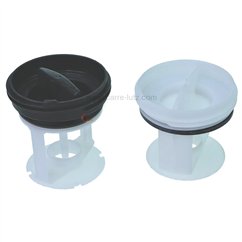 216194  484000000966 - Kit Bouchon de pompe de vidange de lave linge Whirlpool Laden Ignis Radiola Bauknecht 21,80 €