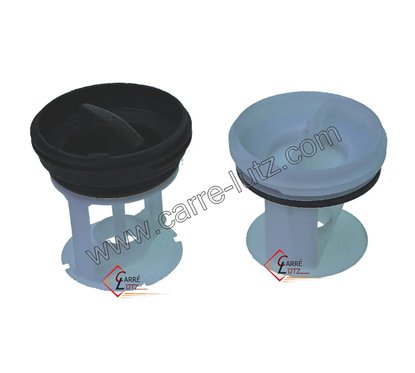 216194  484000000966 - Kit Bouchon de pompe de vidange de lave linge Whirlpool Laden Ignis Radiola Bauknecht 21,80 €