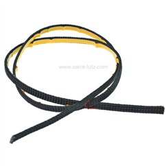 705012  Joint fibre de verre tressée Virolux 8x2 mm adhésif vendu au mètre 5,40 €