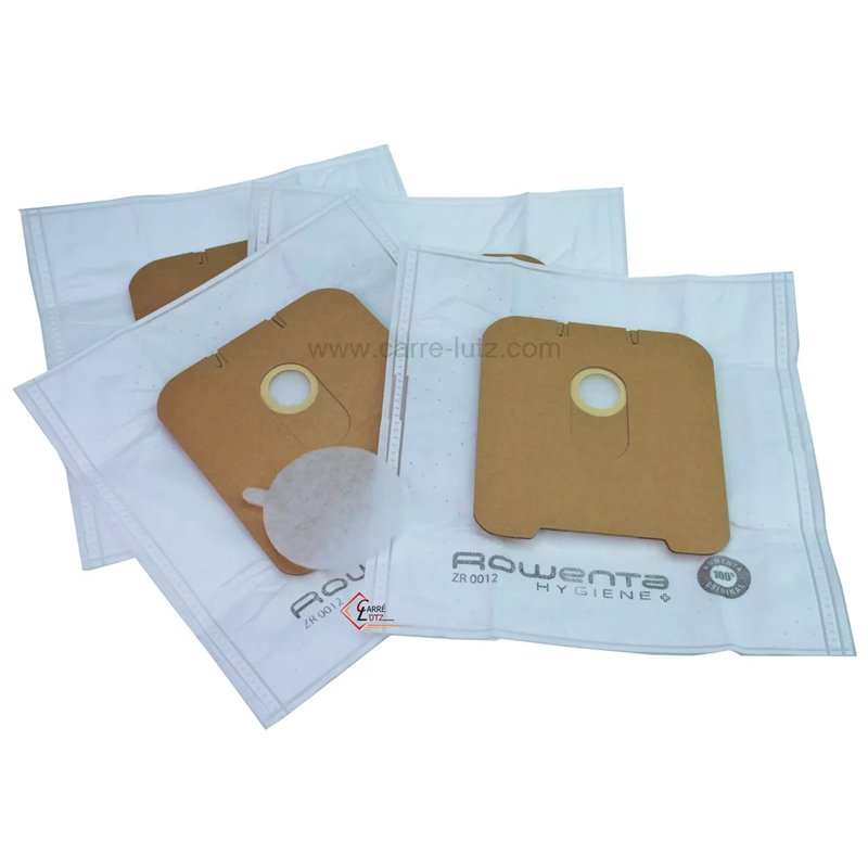 ZR001201 - Sacs d'aspirateur par 4 Rowenta hygiene 