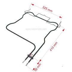 20390051 C00526531 - Résistance de sole 1000W de four Ariston Indesit 17,90 €