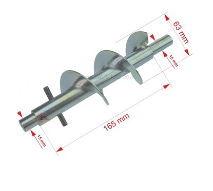 70430011  Vis sans fin 215,5 mm pour poele a granulé Ecoforest 46,50 €