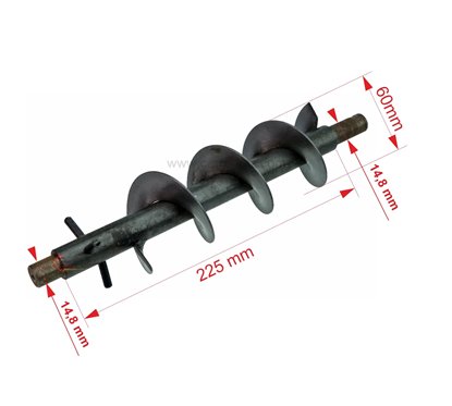 70430012  Vis sans fin 276,5 mm pour poele a granulé Clam 60,00 €