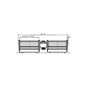 Ventilateur tangentiel moteur central