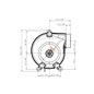 Ventilateur extracteur de fumée de poele a pellet