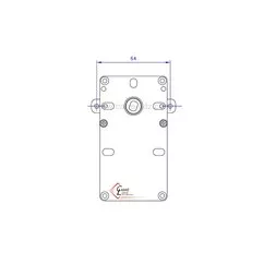 Motoréducteur de vis sans fin de poêle à pellets 5 tour/minute