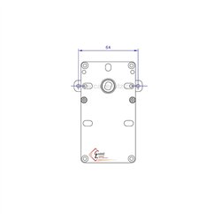 Motoréducteur de vis sans fin de poêle à pellets 5 tour/minute