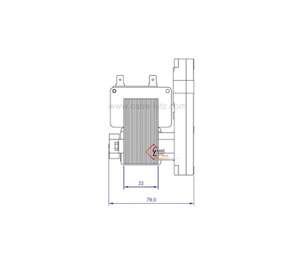 231514  Motoréducteur de vis sans fin 2,5 tour/minute de poele à pellet 108,00 €