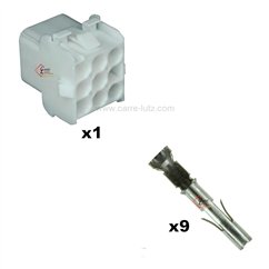234029  Connecteur Mate n lok Femelle 9 Voies avec borne Femelle 3,20 €