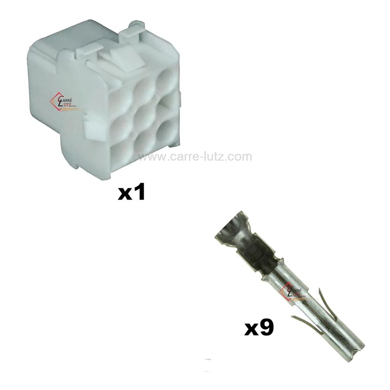Connecteur Mate n lok Femelle 9 Voies avec borne Femelle