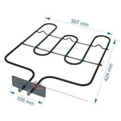 703118  44002687 - Résistance de sole 1530W de four Candy Hoover Rosieres  25,20 €