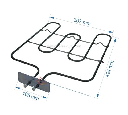703118  44002687 - Résistance de sole 1530W de four Candy Hoover Rosieres  25,20 €