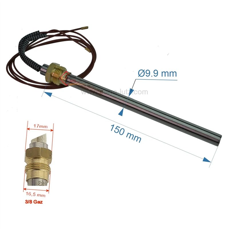 703918  Résistance 280W 9,9 mm longueur 150 mm de poêle à pellet 25,65 €