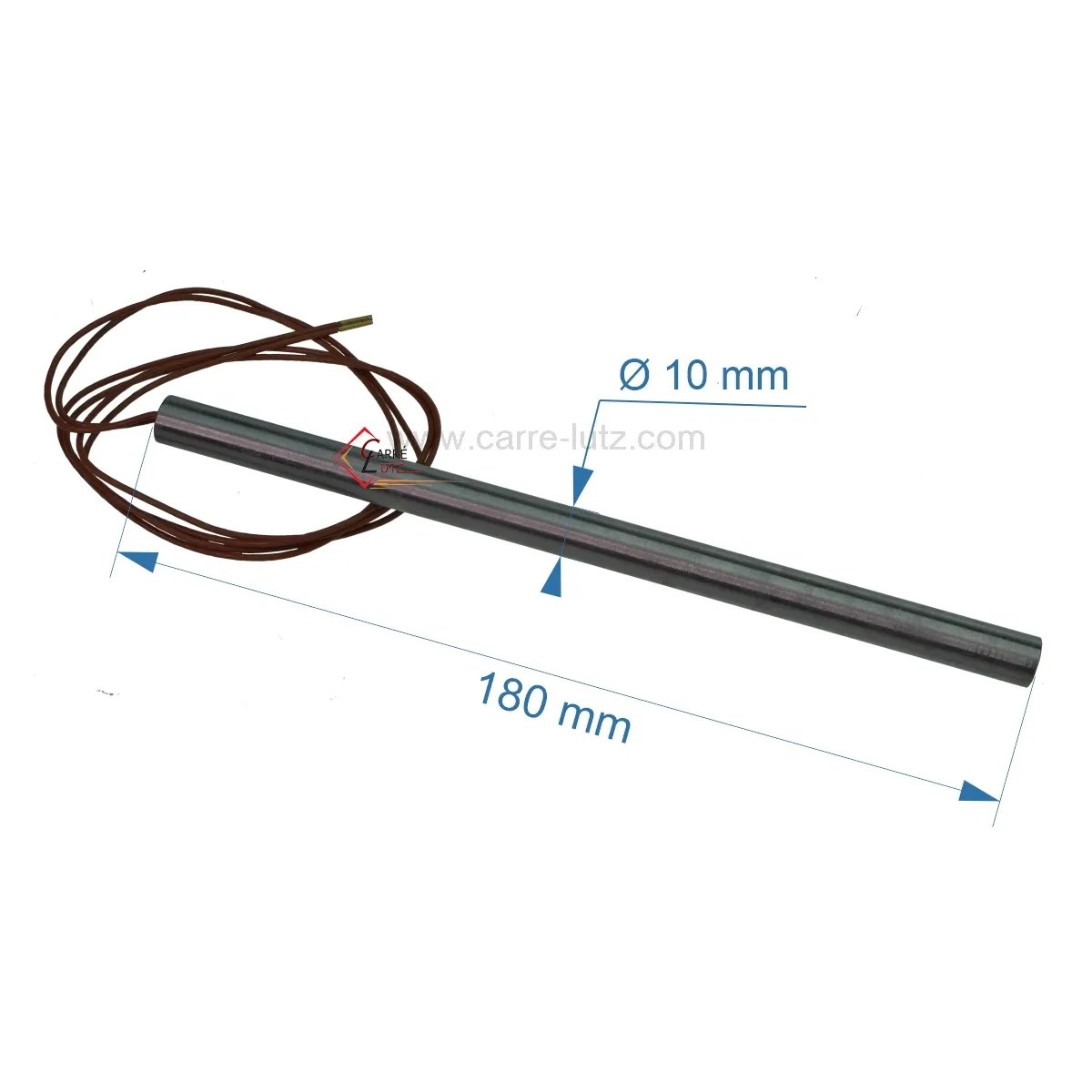 703920  Résistance 320W 10 mm longueur 180 mm de poêle à pellet 39,87 €