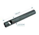 703971  Tube convoyeur porte résistance 140mm diamètre 19 mm de poêle à pellet 15,80 €