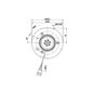 Ventilateur extracteur de fumée EBM R2E150 AN91-66 de poele a pellet