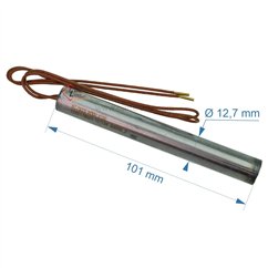 703991  Résistance 300W diamètre 12,7 mm longueur 101 mm de poêle à pellet 40,50 €