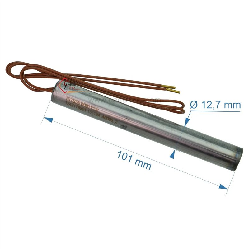 Résistance 300W diamètre 12,7 mm longueur 101 mm de poêle à pellet