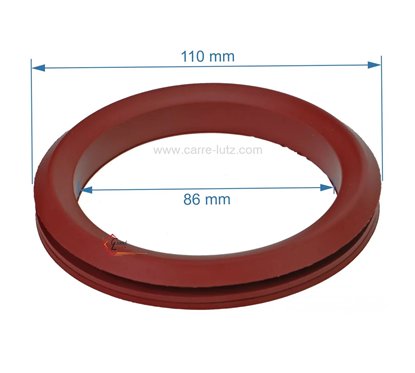 119062  Joint vidange fumées pour inserts à granulés 14,90 €