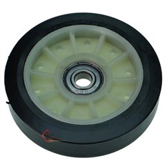 304436  2969900200 - Roue de patin avant de sèche linge Beko 6,50 €