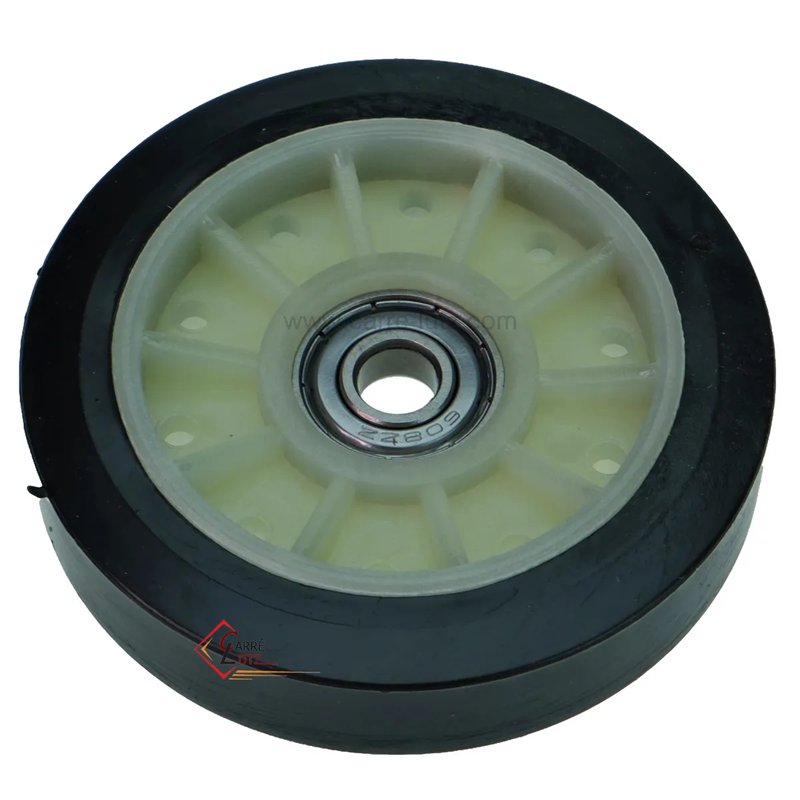2969900200 - Roue de patin avant  de sèche linge Beko