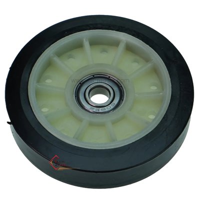 304436  2969900200 - Roue de patin avant de sèche linge Beko 6,50 €
