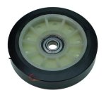 304436  2969900200 - Roue de patin avant de sèche linge Beko 6,50 €
