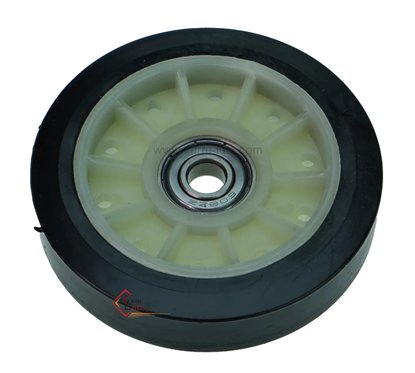 304436  2969900200 - Roue de patin avant de sèche linge Beko 6,50 €