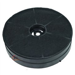 Filtre charbon actif Type A diamètre 144 mm hauteur 40 mm de hotte aspirante Rosières