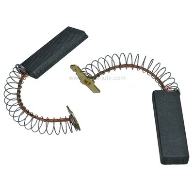 715755  154740 - Jeu de 2 charbons moteur 5x12x31mm de lave linge Bosch Siemens  7,30 €