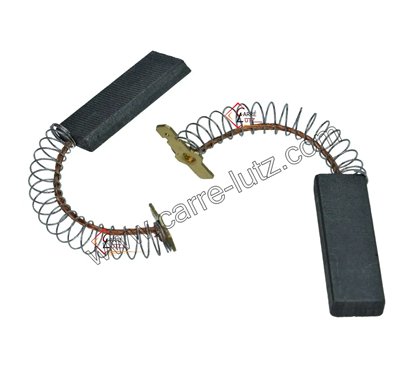 715755  154740 - Jeu de 2 charbons moteur 5x12x31mm de lave linge Bosch Siemens  4,40 €