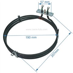 20390058  606110 - Résistance circulaire 2400W La Germania 33,10 €