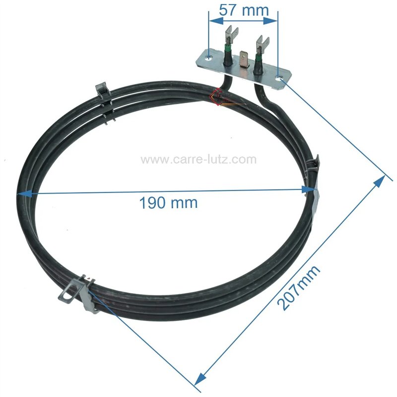 20390058  606110 - Résistance circulaire 2400W La Germania 33,10 €
