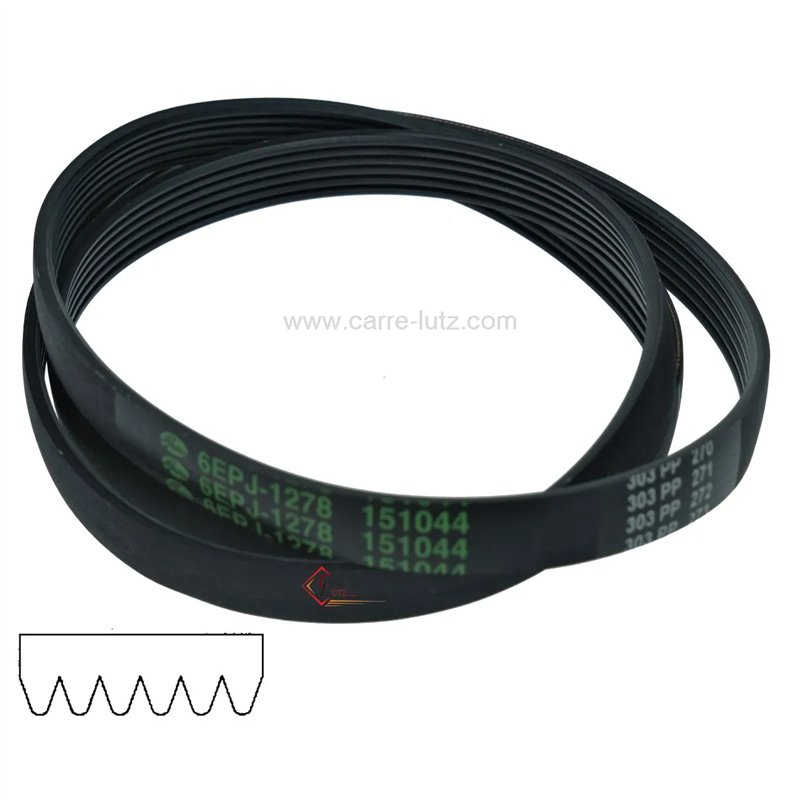 72690003 1278 J6 MAEL - Courroie plate 151044 de lave linge Gorenje 8,30 € 72690003 1278 J6 MAEL - Courroie plate 151044 de lave linge Gorenje 8,30 €