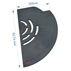 702020  Demie grille droite de foyer de poêle compatible avec Invicta Ove - F610807B 32,50 €