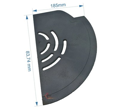 702020  Demie grille droite de foyer de poêle compatible avec Invicta Ove - F610807B 32,50 €