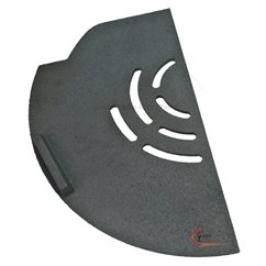 Demie grille droite de foyer de poêle compatible avec Invicta Ove - F610807B