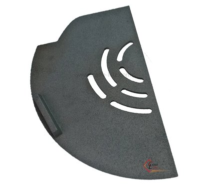 Demie grille droite F610807B de foyer de poêle Invicta Ove