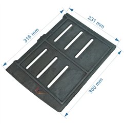 702125  F610238B - Grille droite de poêle Invicta Sedan M 45,70 €