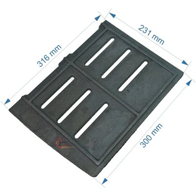 702125  F610238B - Grille droite de poêle Invicta Sedan M 45,70 €