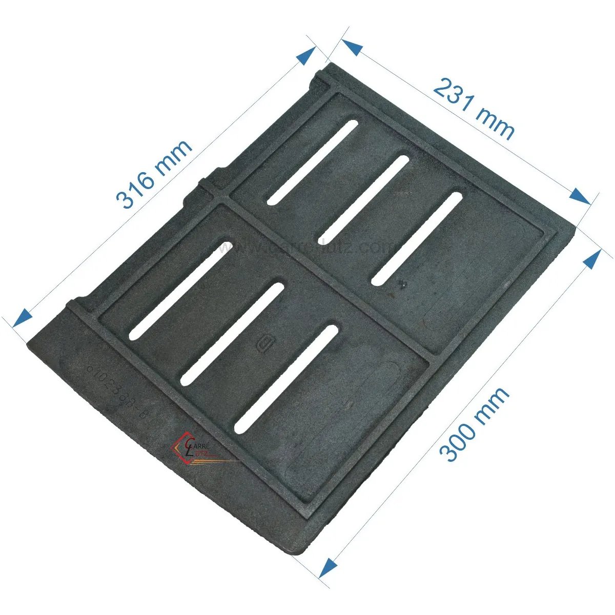 702125  F610238B - Grille droite de poêle Invicta Sedan M 45,70 €