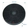 701055  Filtre charbon actif 230mm EFF54 ou F233 ou FAC509 de hotte 8,00 €