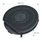 Filtre de hotte anti odeurs au charbon actif Type 28 diamètre 240 mm