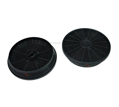 2 Filtres charbon actif D145 diamètre 145 mm Smeg Ariston Indesit Scholtes Hotpoint C00090937