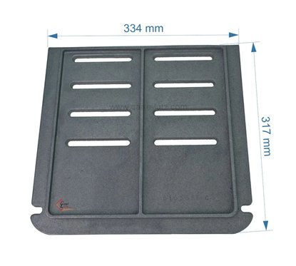 Demie grille de foyer F610568B de poêle Invicta Siam