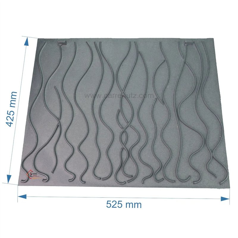 702161  F670439B - Taque décorée de foyer Invicta  143,00 €