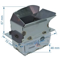 704366  Pot bruleur ou creuset de foyer pour poele a granulé Eva Calor 49,20 €